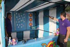 Crossbow Shootout Side Stall Hire