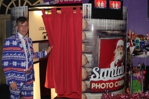 Santa's Cabin Photo Booth