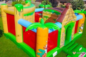 Inflatable palm trees.