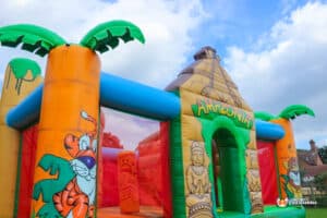Bright Art work with jungle themes.