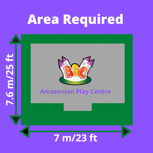 Amazonian Play Centre Area Required Amazonian Play Centre Area Required