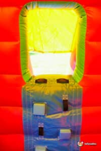 Foam stairs to slide entrance,