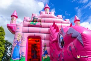 Princess themed castle access / doorway.