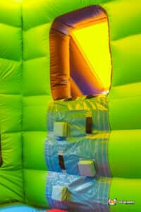Small steps to top of slide still within jungle theme.