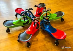 ride on cars in vibrant colours suitable for all ages.