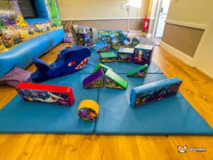 A colorful play area with engaging toys for children at Sea Life Soft Play.