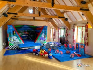 Abbots Morton village hall BBC Inflatables Auto bouncer soft play