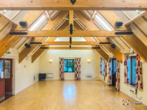 Abbots Morton village hall inside