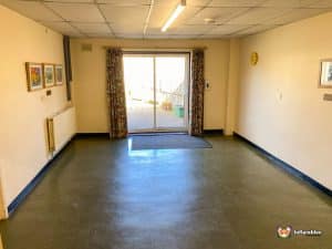 Alderton Village hall side room.