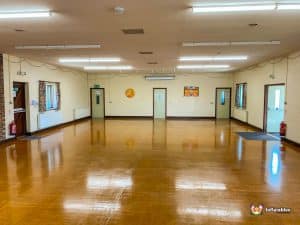 Alderton Village hall Main hall.
