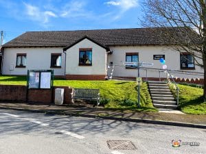 Alderton Village hall front access.