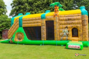 Large inflatable course ideal for adult and children together.