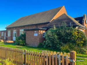Badsey Remembrance Hall side of hall