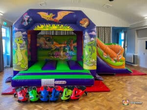 Badsey Remembrance Hall Dino bounce and slide pakage