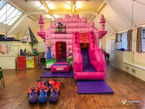 Bengeworth Church Hall BBC Inflatables bouncy castle package hire.
