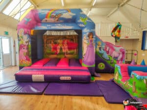 Bengeworth Church Hall unicorn bounce and slide castle