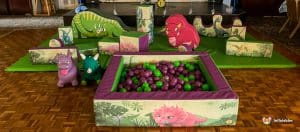 Bengeworth Social club Dino soft play from BBC Inflatables.