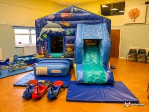 Bishampton Village Hall BBC Inflatables Bounce and Slide Soft Play Package