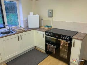 Double oven in kitchen