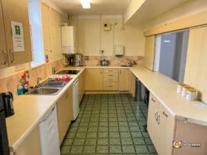 Kitchen available at Castlemorton parish hall.