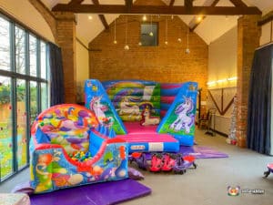 Unicorn themed inflatables