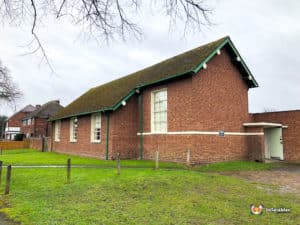 Claines Parish Hall outside view.