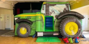 Tractor bouncy castle