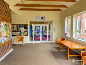 Colwall Village Hall hallway