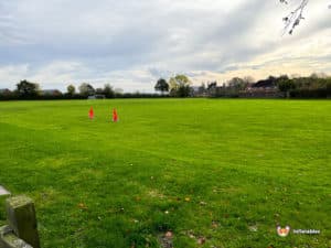 Drakes Broughton Village Hall fields and outside space
