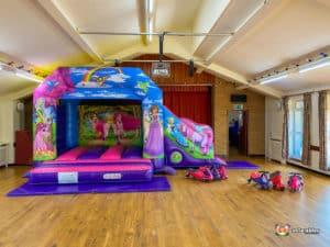 Fairfield Village Hall with BBC Inflatables Equipment