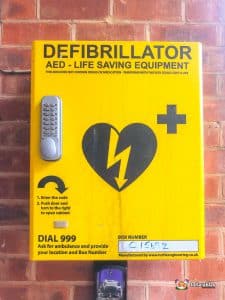 Fladbury Village Hall AED