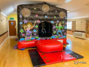 BBC Inflatables Night Club Bouncer & Plasma at Hampton Lovett Village Hall