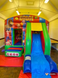 BBC Inflatables Circus B&S at Hampton Lovett Village Hall