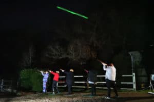 Laser Clay Night Shooting