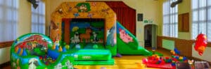 Hallow Village Hall with Farm Bounce & slide and other equipment