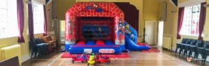 Holy Trinity Church Hall BBC Inflatables Hero Themed Bouncy Castle