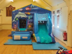 Leigh & Bransford Memorial Hall bouncy castle hire 