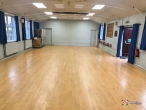 Empty hall space.