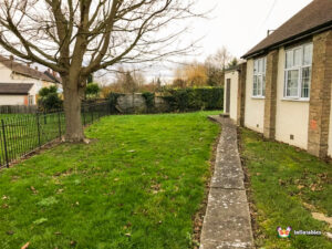 Garden and path.