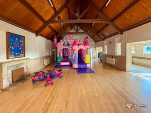Lower Broadheath Village Hall with Enchanted Princess Bounce and Slide and Plasma Cars