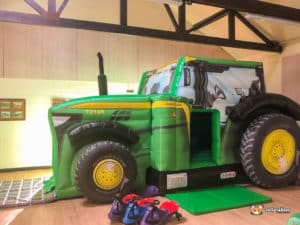 John Deere bouncy castle.