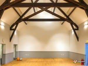 Ombersley Memorial Hall Back end of hall