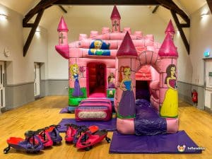 Ombersley Memorial Hall BBC Inflatables Fairytale and plasma car package.