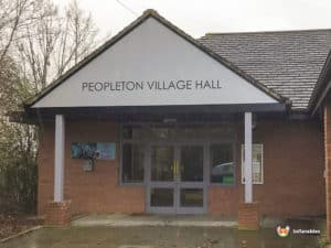Peopleton Village Hall Entrance