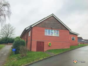 Powick Parish Hall with Defibrillator