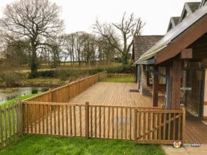 Rock Village Hall Decking Area