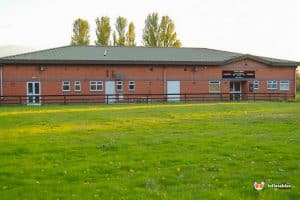 Stoke Prior Sports and Social Club view from field