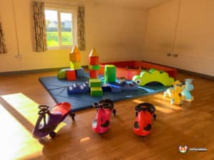 primary colours soft play set.