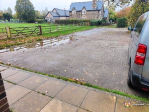 driveway to the venue