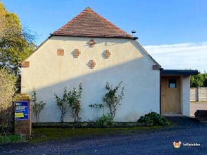 Doors and shrubs